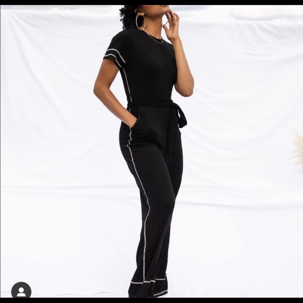 Kittenish Black Jumpsuit Size XS